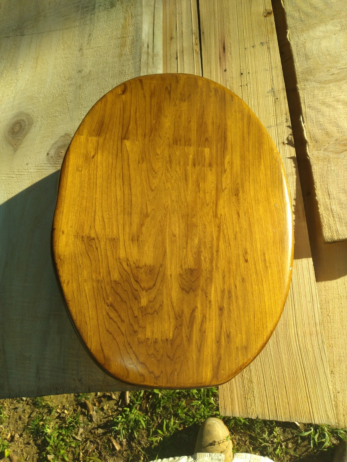 REAL Old Growth Sinker Cypress Wood Bonsai Shower Stand Table Returns Accepted!