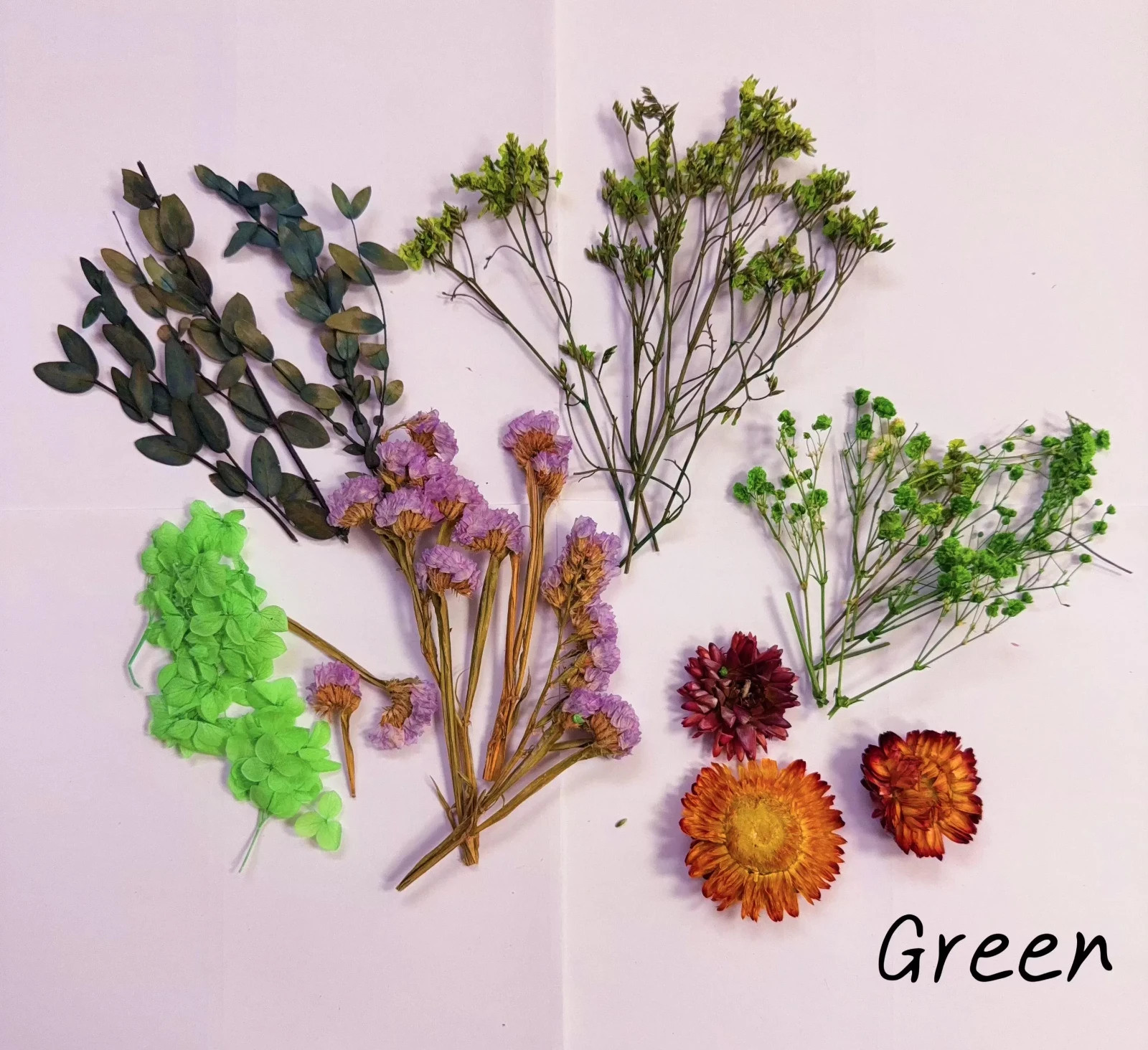 Mixed Dried Pressed Flowers for DIY Crafts, Wedding Decor, Party Favors & Candle