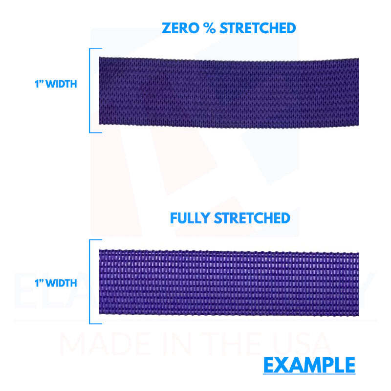 1.75″ (44mm) Black Knitted Elastic – US Made