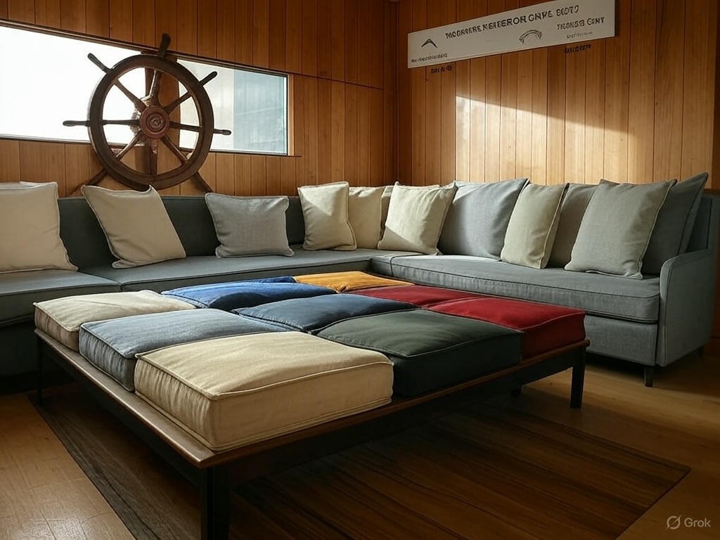 Outdoor Canvas Waterproof Fabric 600 Denier Blocks Heat and Reduce Glare 24color