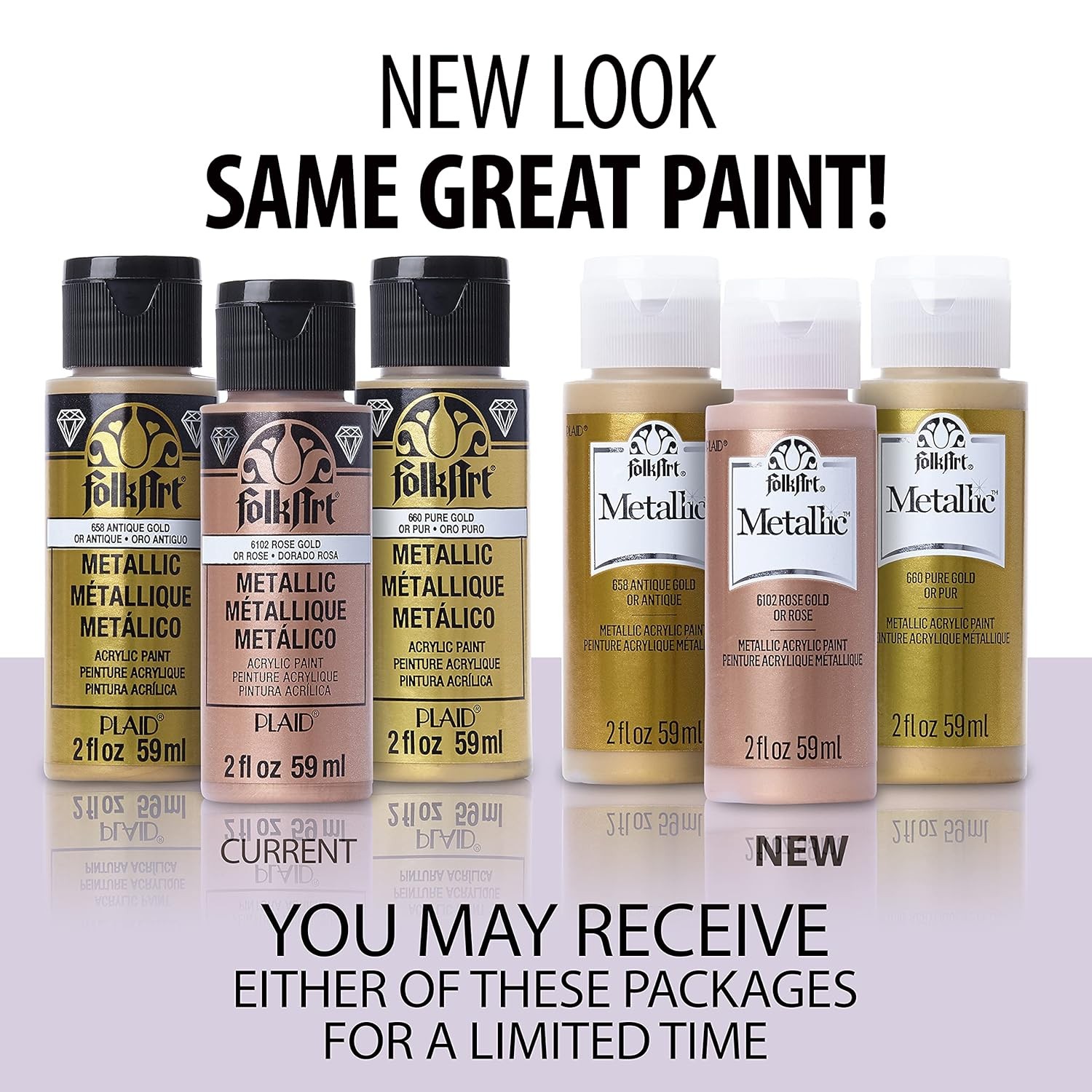 FolkArt Metallic Copper Acrylic Paint Multi Surface 2 oz Craft Art Supply