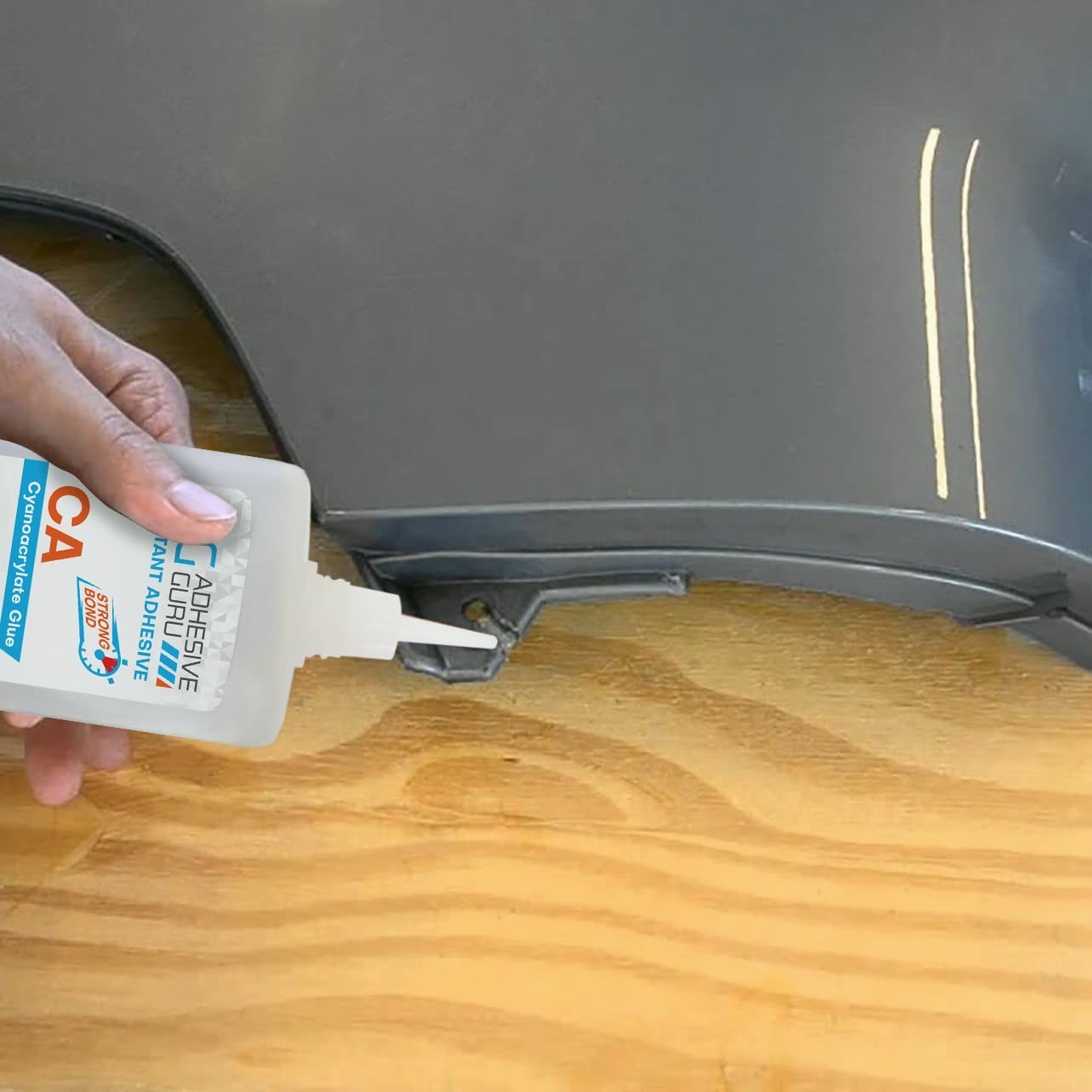 Fast Instant CA Glue with Activator,1.7 oz Super Glue for Woodworking DIY Repair