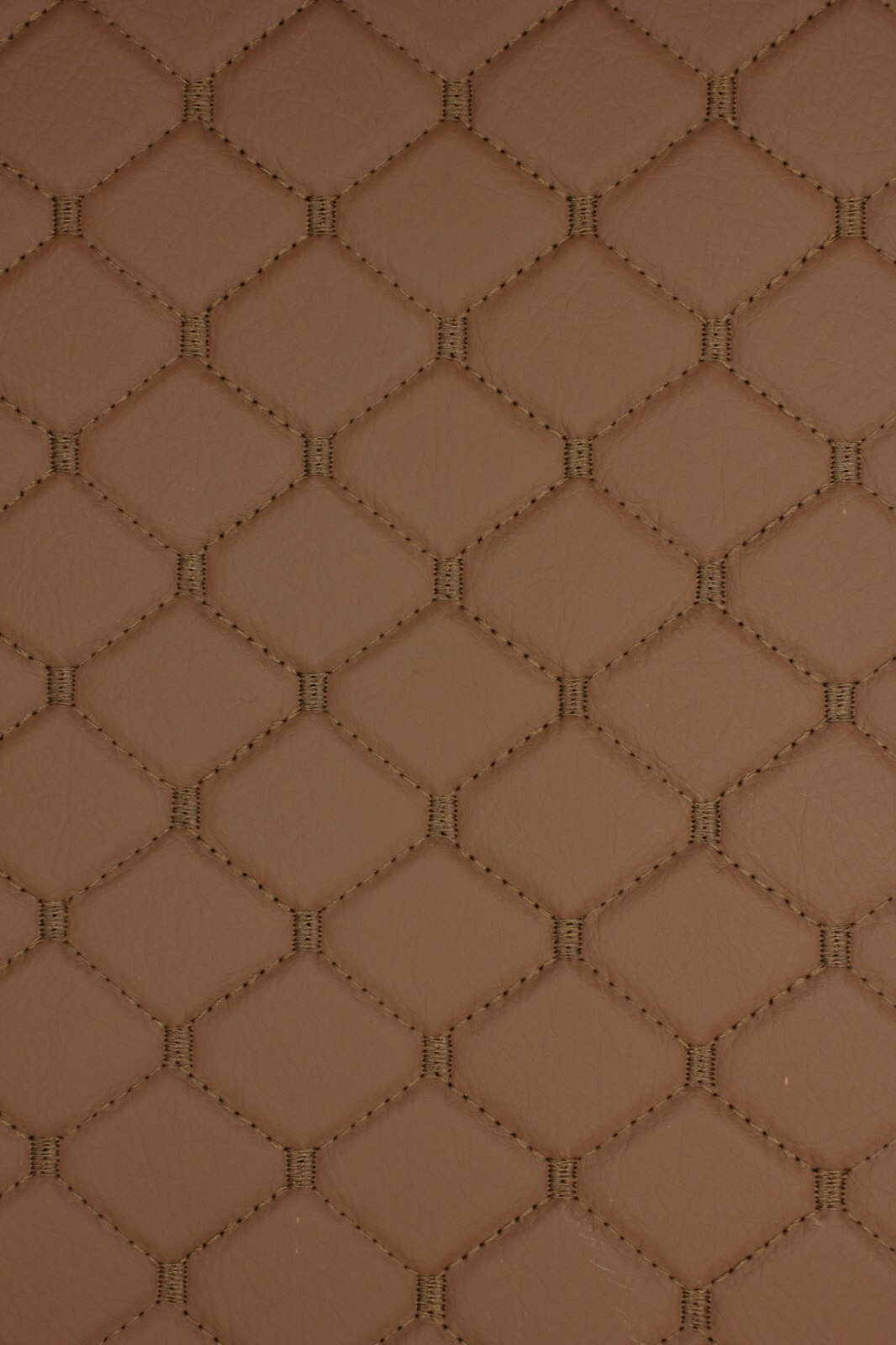Quilted Vinyl Grain Faux Leather Upholstery Fabric Diamond | 2″x2″ -4mm Foam 55″