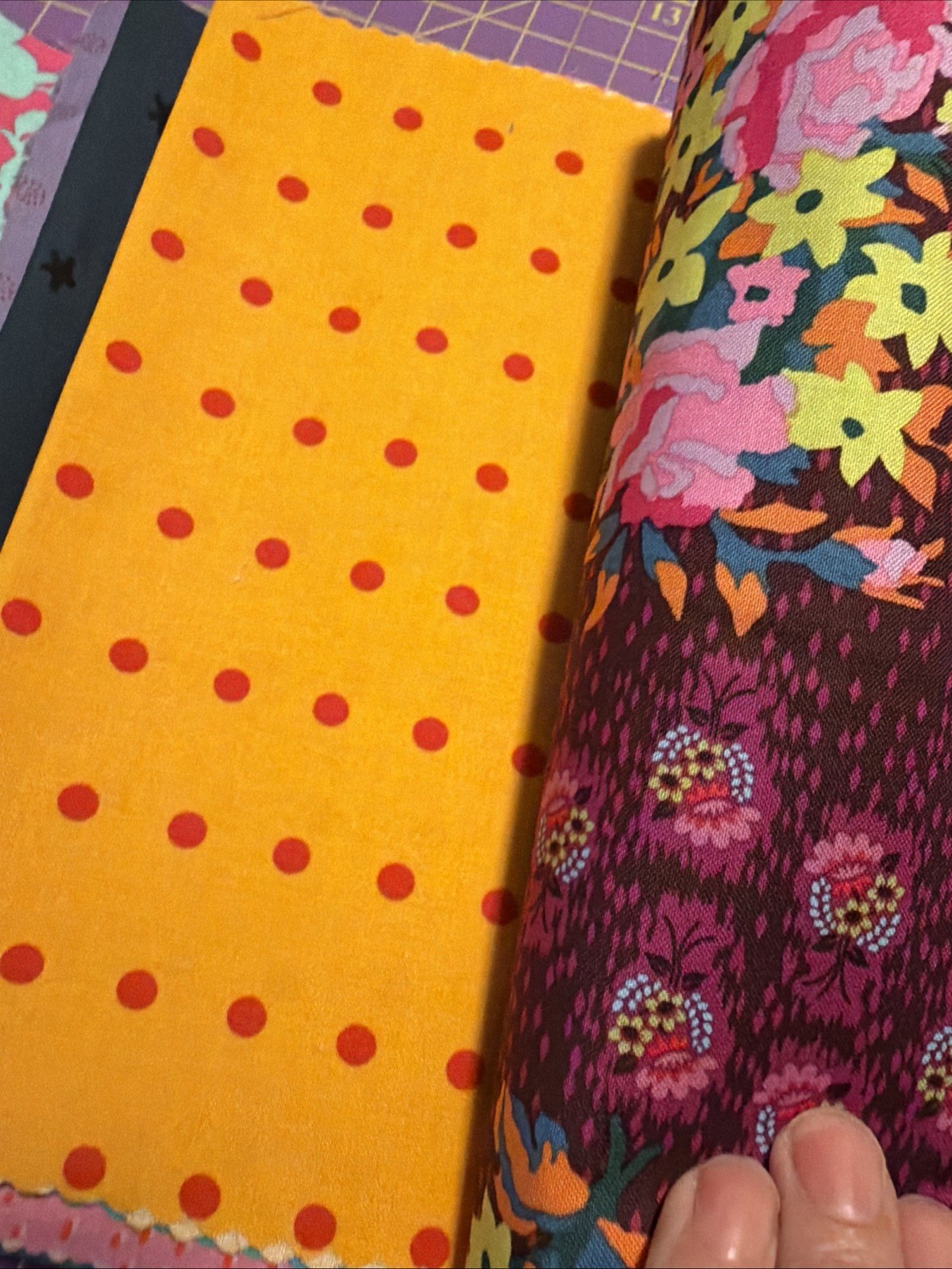 60 Pieces Quilt Fabric Measuring 9x 10” Brights Modern 100% Cotton Scrap Bag Lot