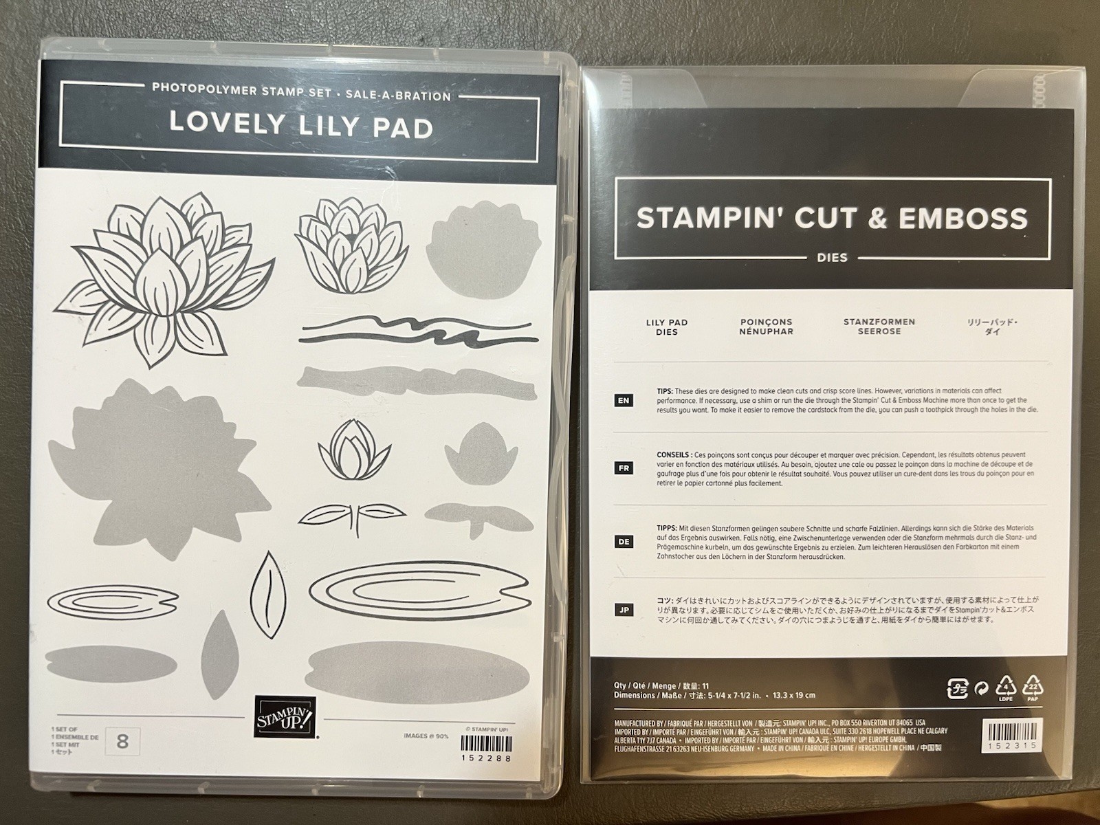 Stampin’ Up! Lovely Lily Pad Stamp Set & Coordinating Lily Pad Dies Bundle