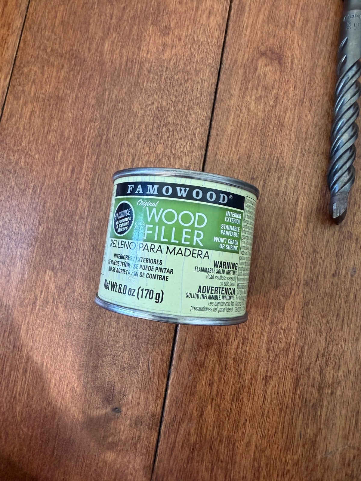 Famowood 6 oz. Maple Wood Filler interior/exterior