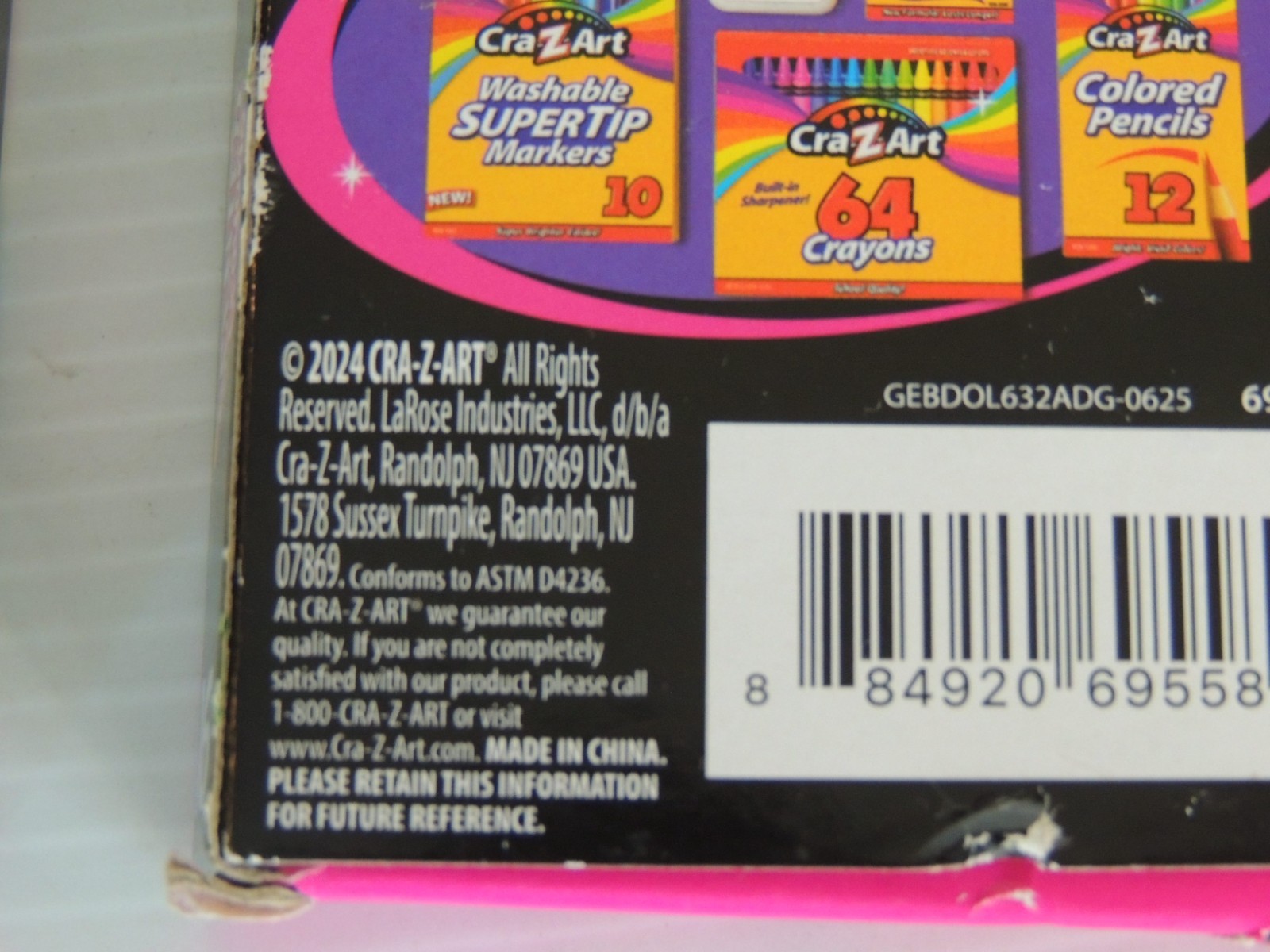 Cra-Z-Art Scented Crayons 16 Colors Multicolor Non-Toxic MPN 69558DT TWO PACKAGE