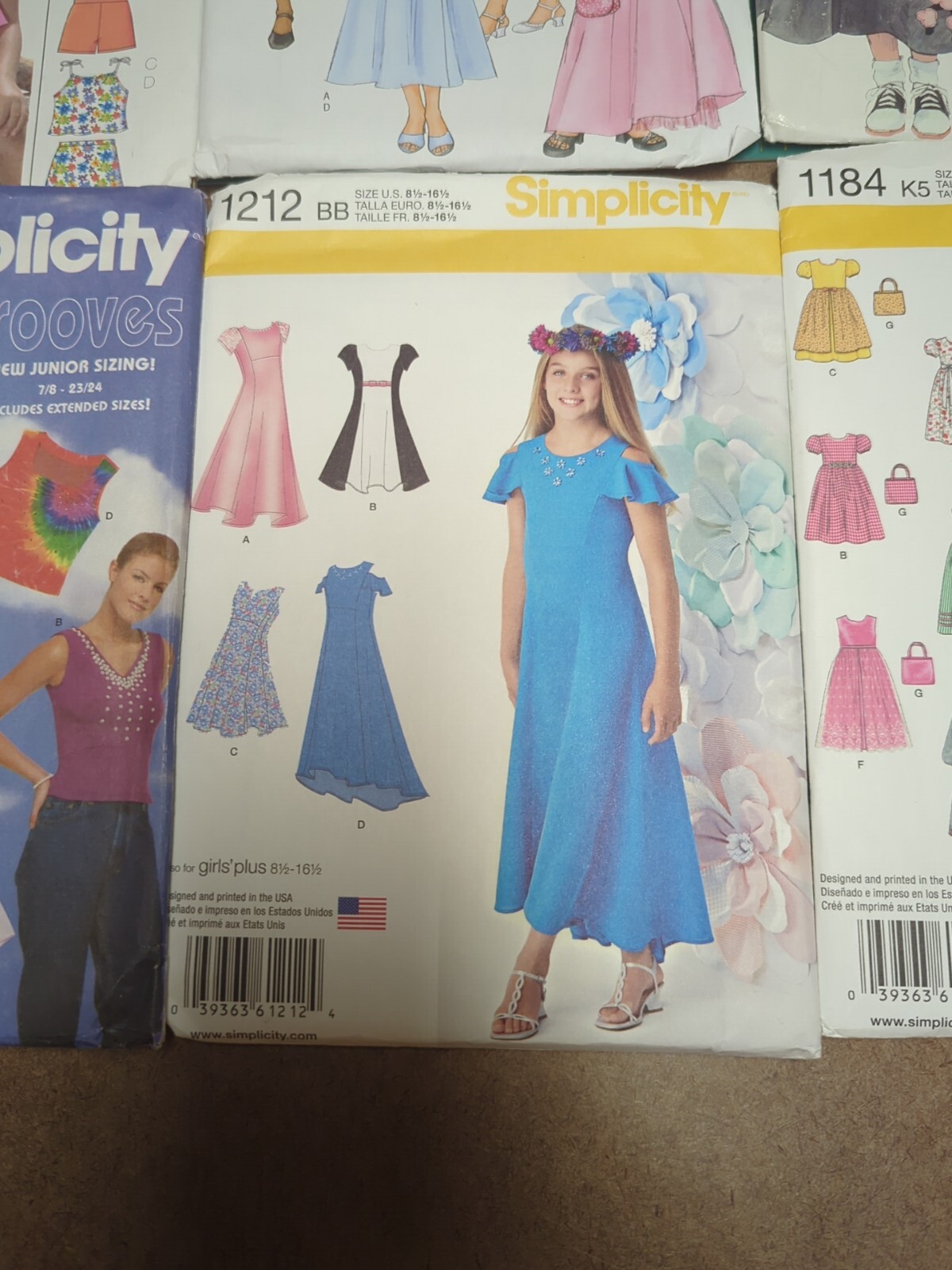 13 piece bundle kids sewing patterns ages 3 through 16 dress top skirt