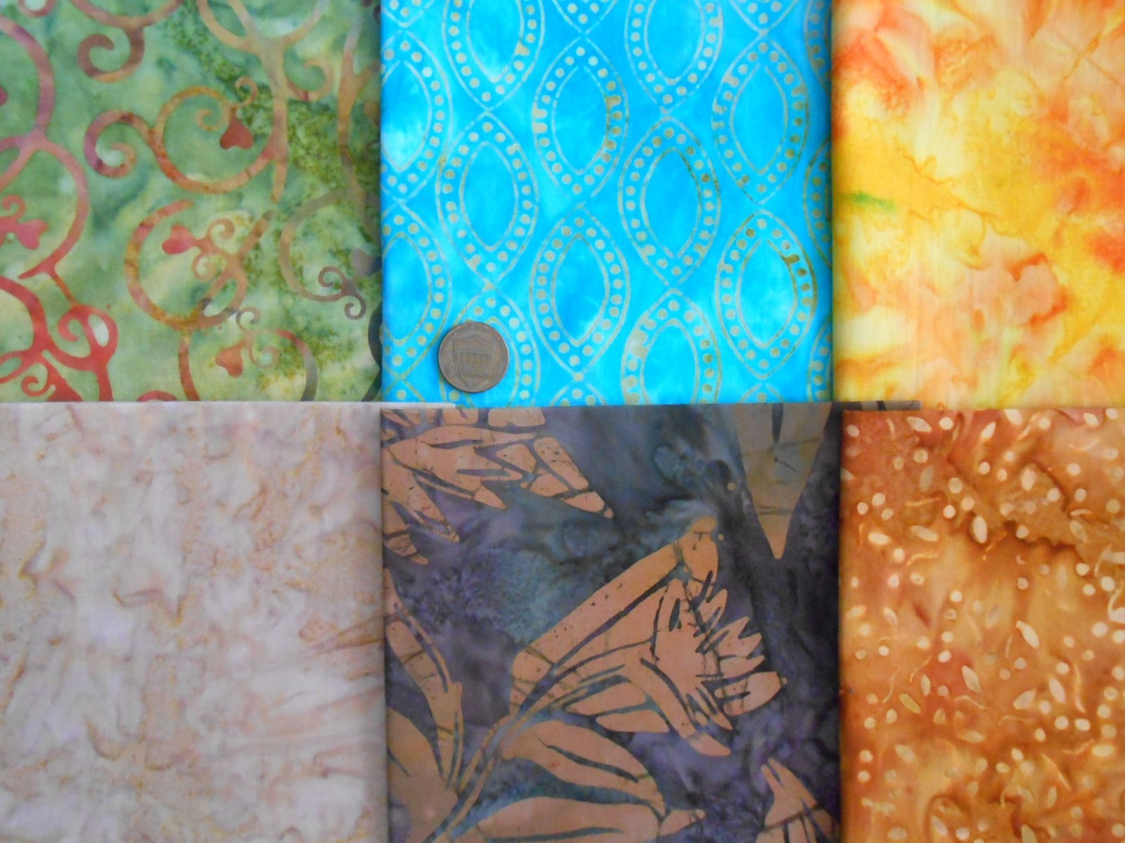30 Fat / Long Quarters Artisan BALI BATIK Quilt Cotton Fabric Bundle Lot