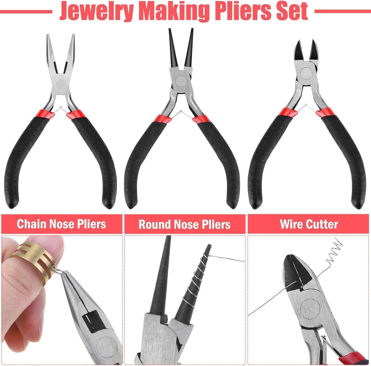 Jewelry Making Kit with Tools & Wire