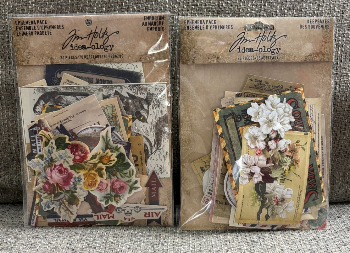 Tim Holtz idea-ology Ephemera (see description for details)