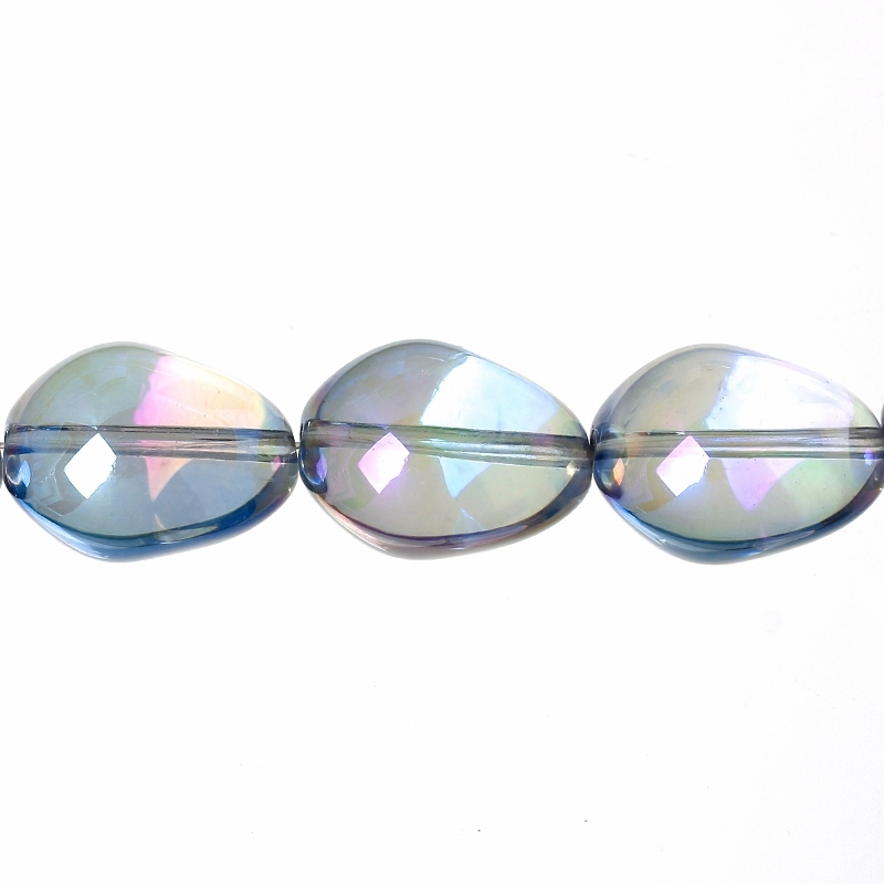 Aurora Borealis Wholesale Teardrop AB Finish Glass Beads G2986 – 10, 20 Or 50PCs