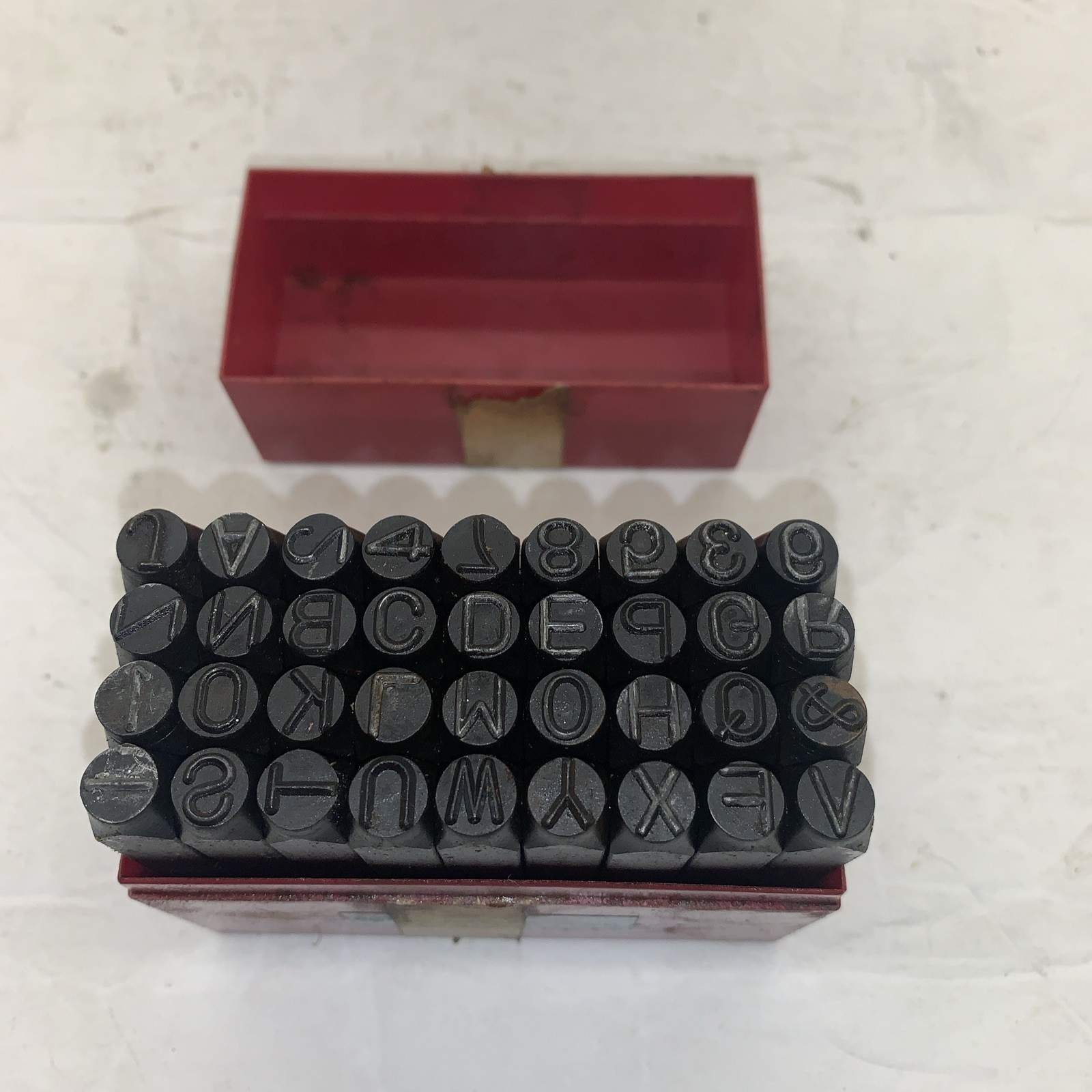 Pittsburgh 36Pcs 3/8″ High Carbon Steel Metal Punch Letter & Number Stamping Set