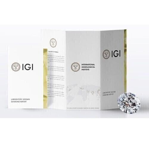 Platinum Diamond Ring Sets IGI GIA Certified Asscher 2.32 Carat Lab Grown PT950