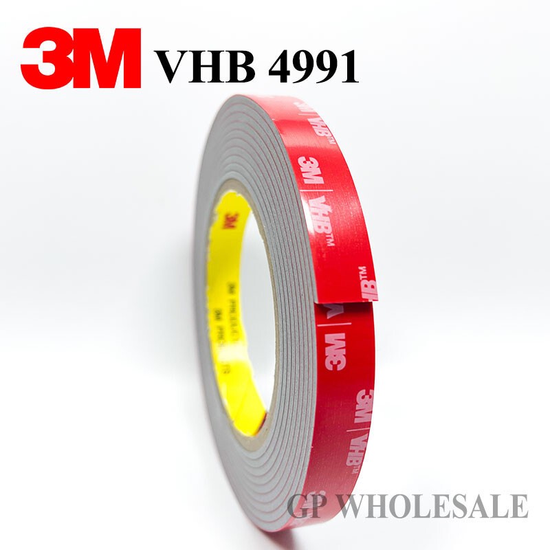 3M VHB 4991 Gray Double-sided Acrylic Foam Tape length 3 Meter * Thickness 2.3mm