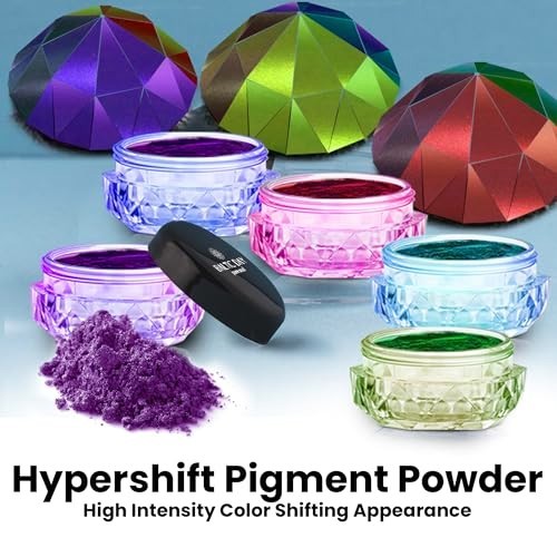 BALTIC DAY Chameleon Mica Powder Set 12 Color Shift Pigments for Resin Crafts