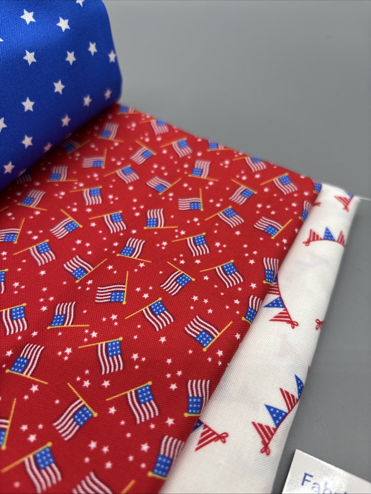 Villa Rosa Designs Unfilled American Flags Quilt Kit 11” X 58” Patriotic Pride