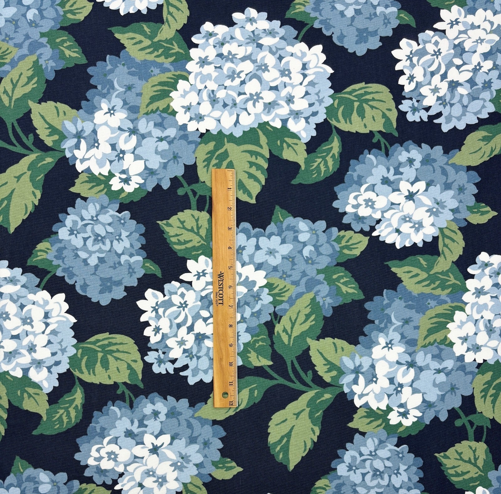 MAGNOLIA HOME SUMMERWIND NAVY BLUE FLORAL MULTIUSE COTTON FABRIC BY YARD 54″W