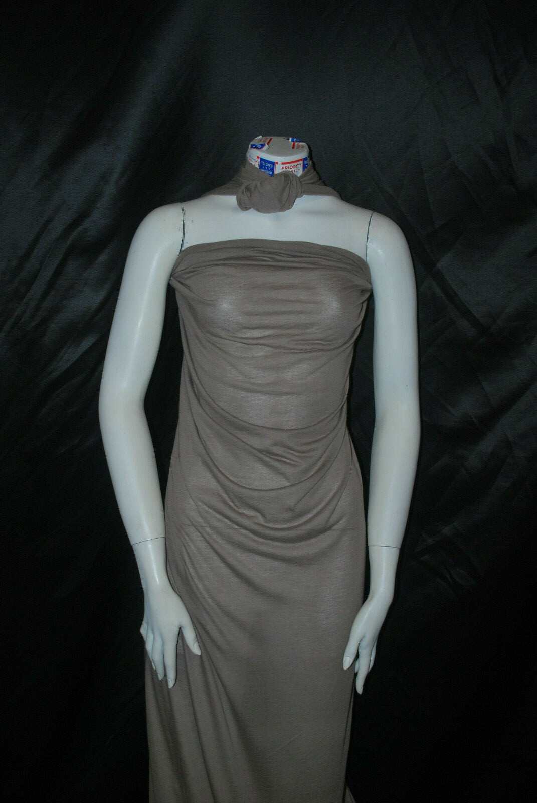 Modal Silk Sheer Knit Jersey Ultralight Eco-Friendly Mocca Brown by the yard