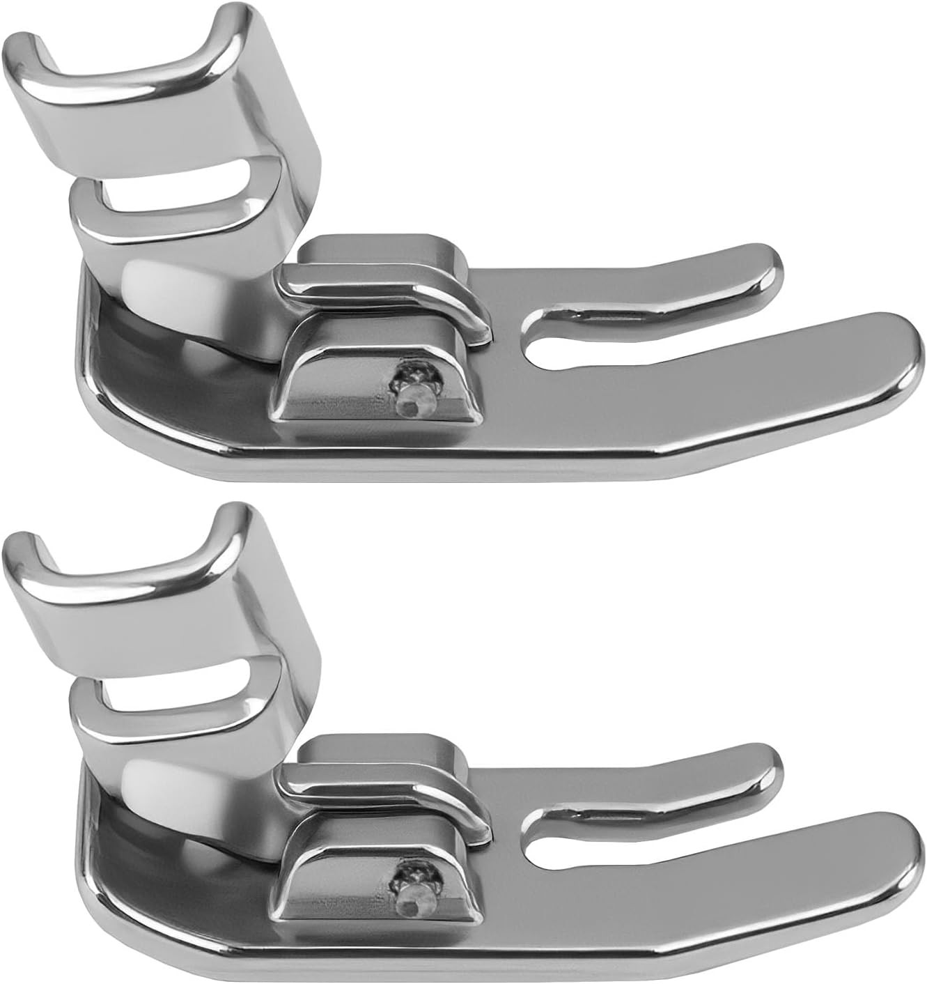 Low Shank Straight Stitch Presser Foot 10mm – 2 Pcs for Sewing Machines