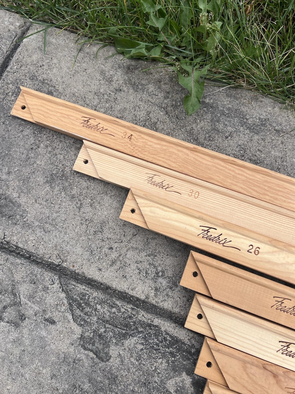 Fredrix Pine Wood Stretcher Bars Artist Canvas Lot Assorted Sizes 12-34 Inches