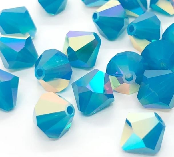 Swarovski 4mm Crystal Bicone 5301/5328 Beads – Select Color/Q’ty