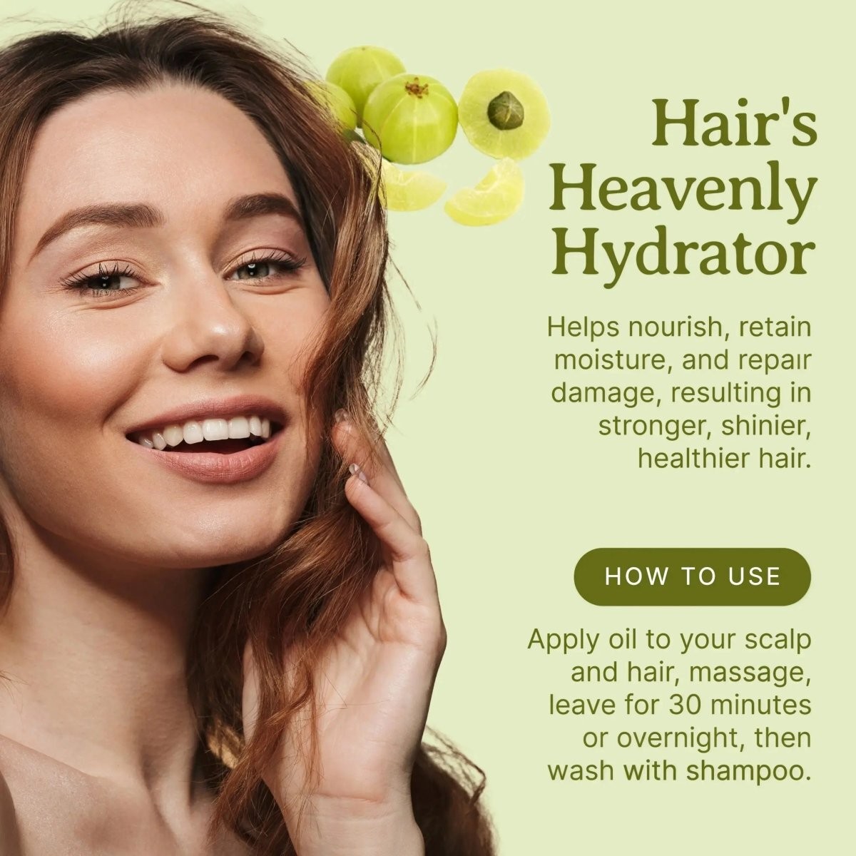Organic Cold-Pressed Indian Amla Oil 100% Pure Hair Skin Nails Face