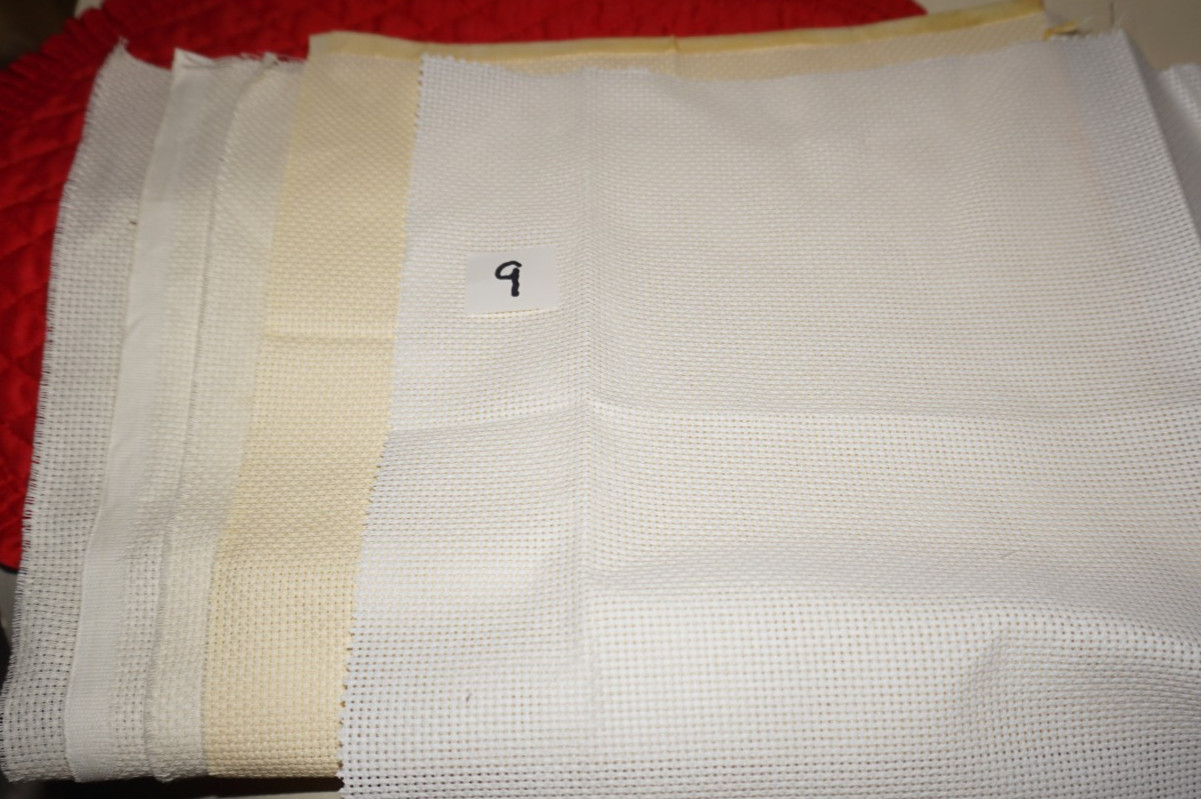 7 Sheets, Unbranded, 11 count, Cross Stitch Fabric-See Description (9)