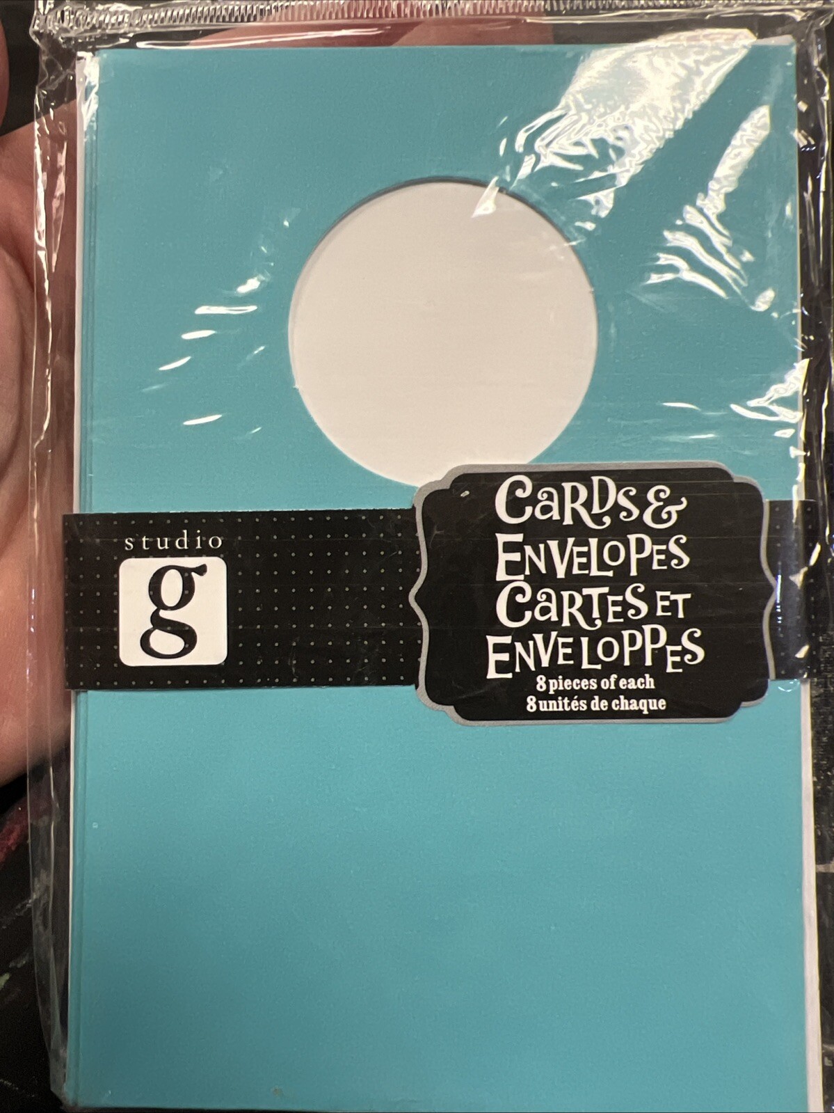 Set of 3 packs G Studio I.craft Die-cut Cards And Envelopes