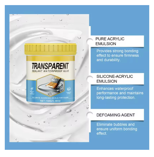Clear Waterproof Sealant Glue Kitchen Bathroom Crack Repair