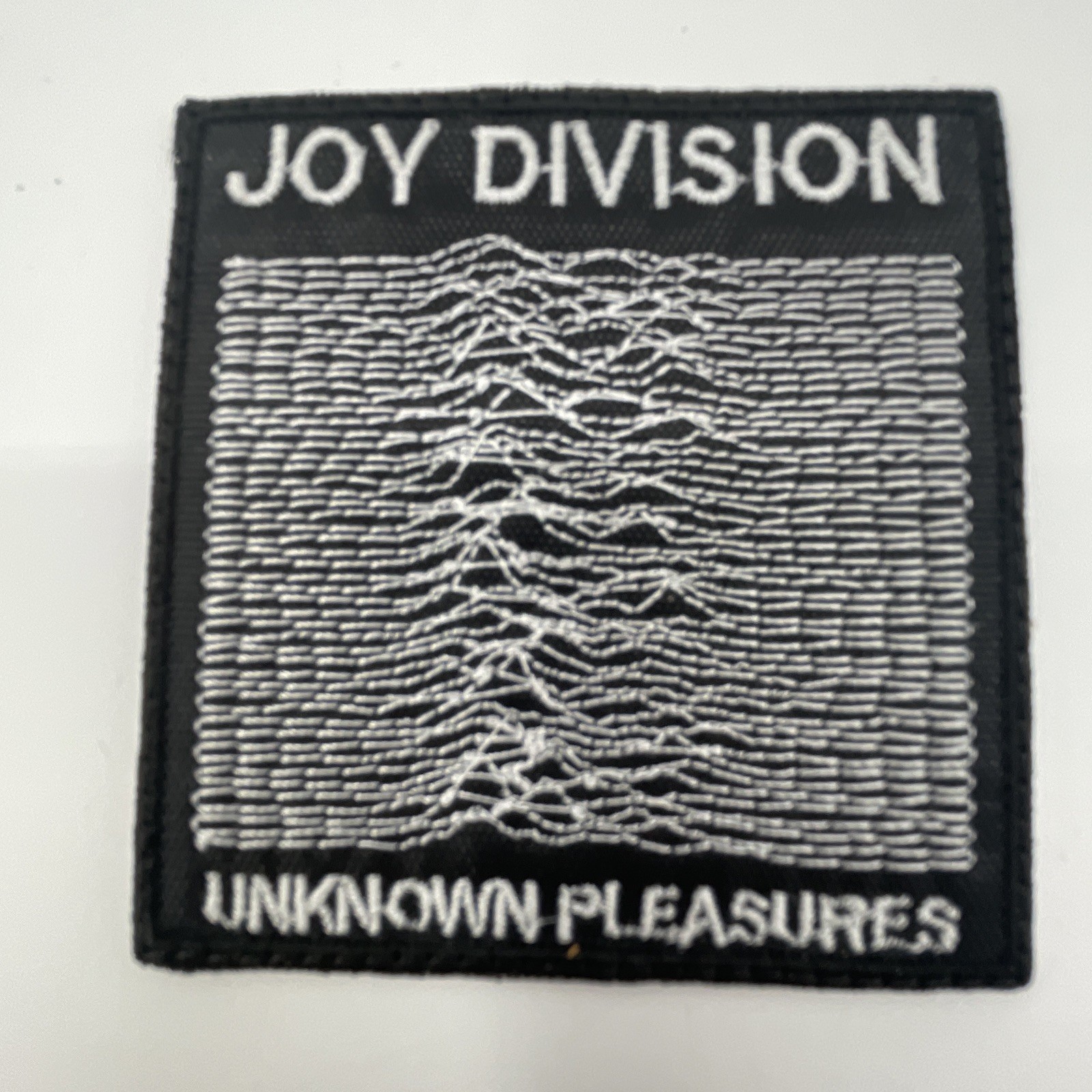 Joy Division Unknown Pleasures Patch: Quality Embroidery, Sew On, 2 3/4”
