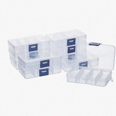 10-Pack Compact Jewelry and Bead Organizer