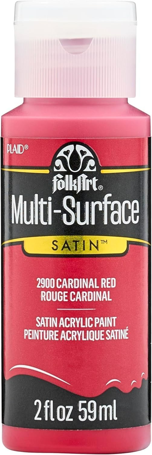 Multi-Surface Paint, 2 oz, Cardinal Red