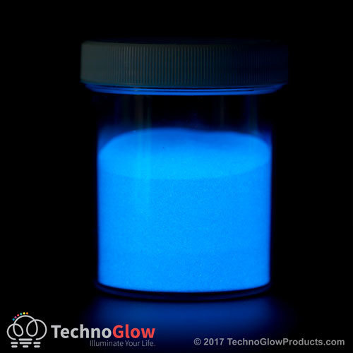 Glow in the Dark Powder, Fluorescent PURPLE to BLUE – UV Reactive Glow Pigment