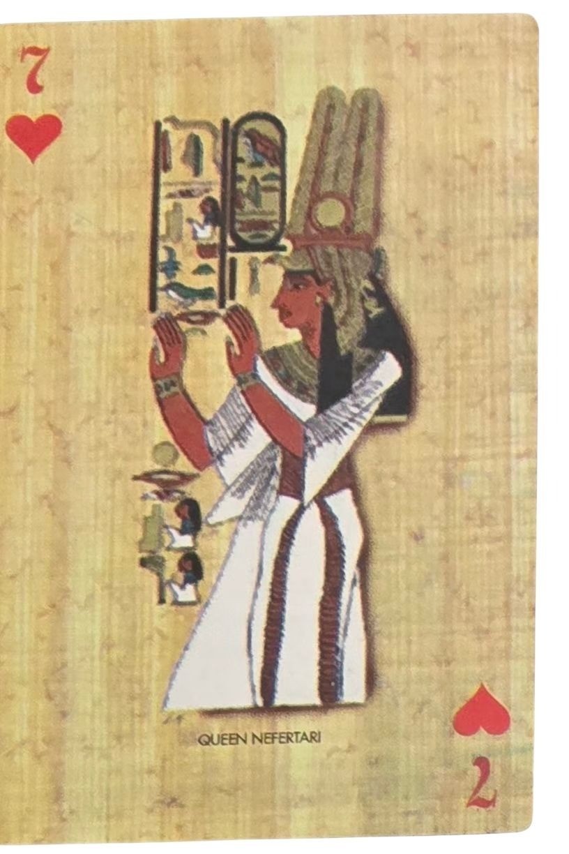 Ancient Egypt Glyphs Art Ramses II Nefertiti Cards Junk Journal Scrapbook
