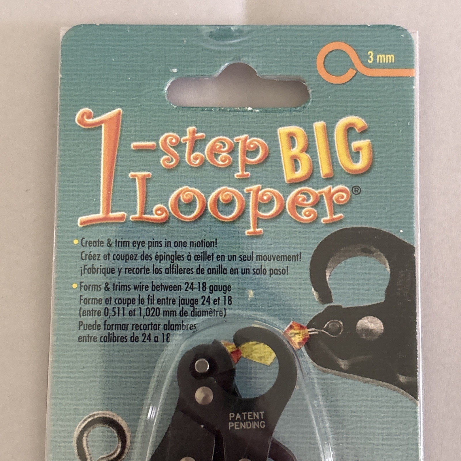 The Beadsmith 1-Step BIG Looper 3mm Loop Tool PLLOOP2 NEW
