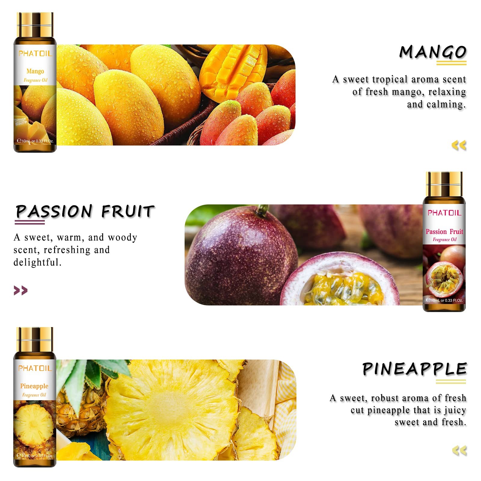 PHATOIL 9Pcs Fruity Fragrance Oil Gift Set, 2.97 Fl Oz (Pack of 1)