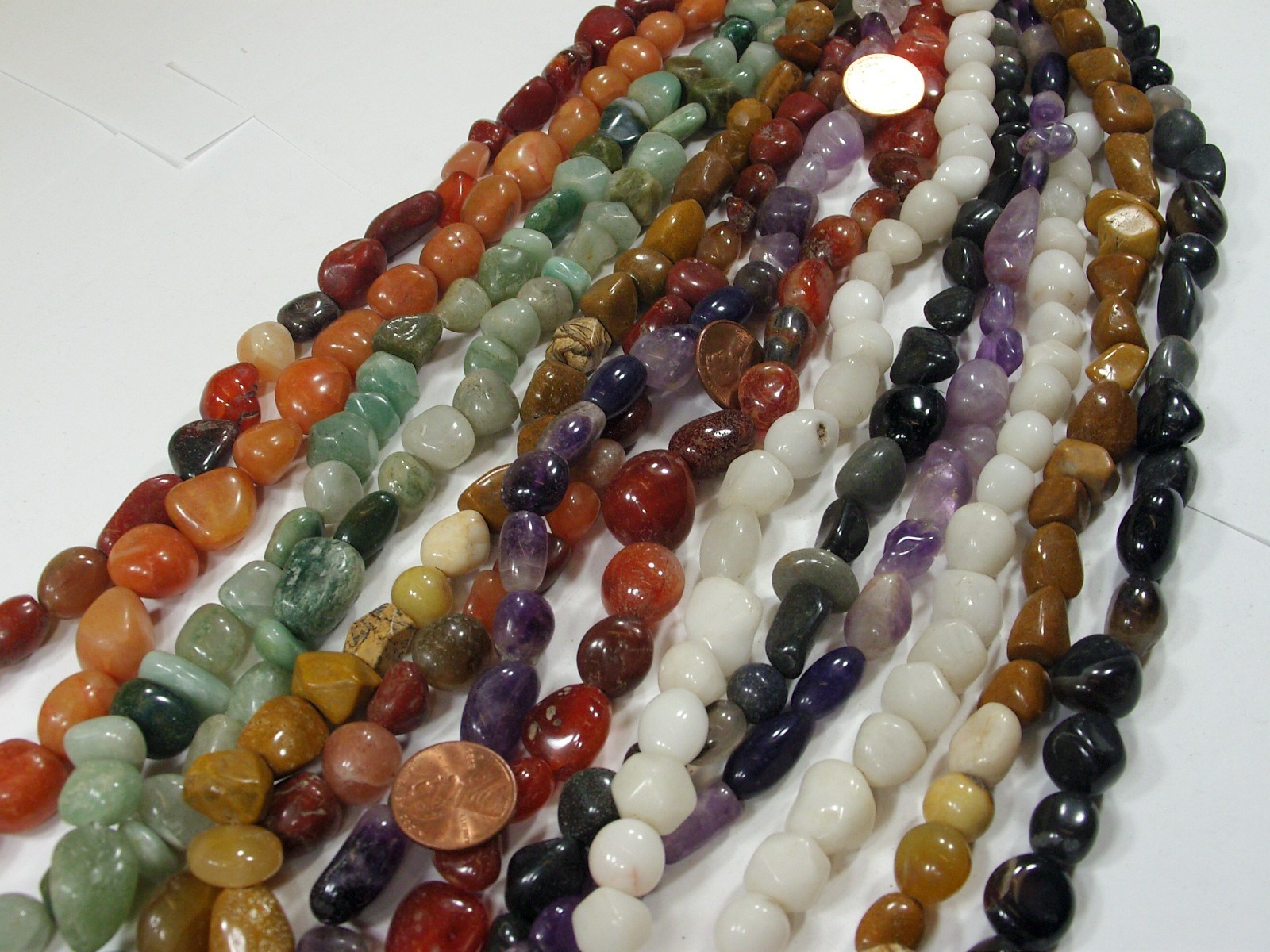 2 Pounds Assorted Shapes, Sizes, and Styles India Handmade Stone Beads (UDM-1) ⭐