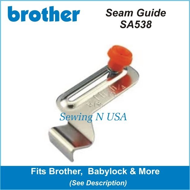 SEAM GUIDE TO FIT BROTHER SEWING MACHINES SG1 SA538 NEW