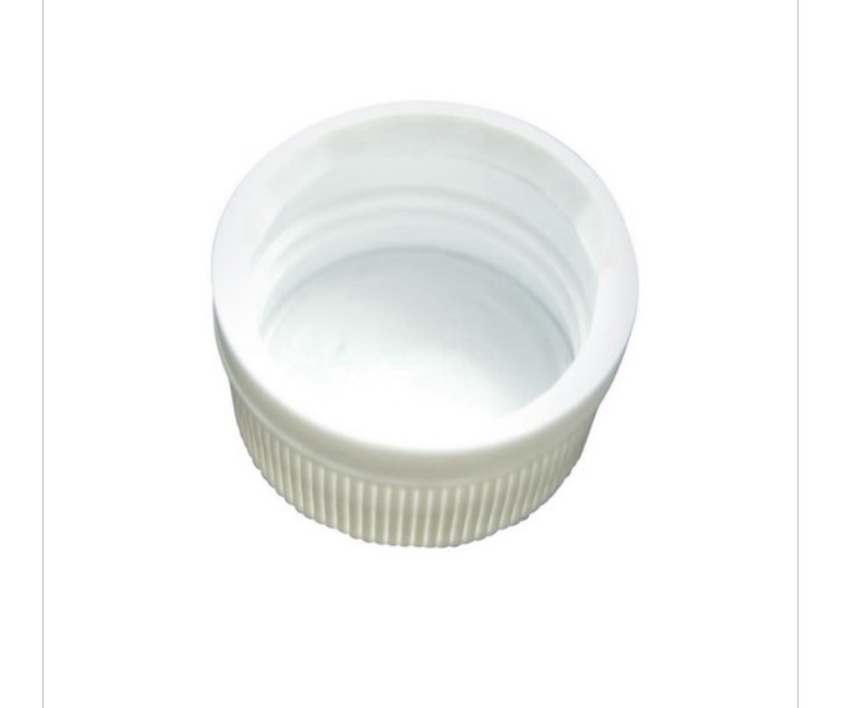 Pano Cap 28mm White Plastic Screw Bottle Caps with Foam Liner