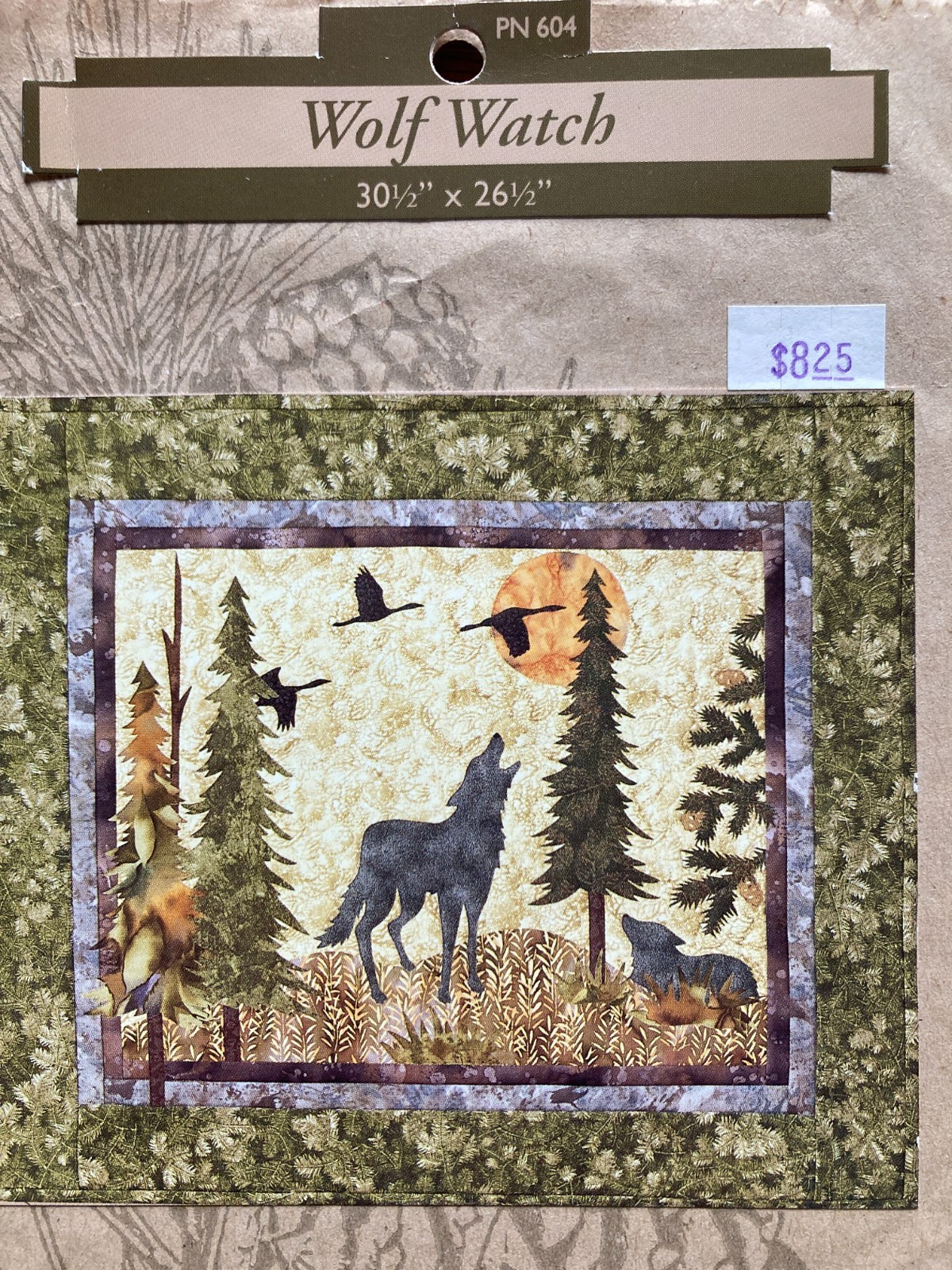 3 Pine Needles Quilt Patterns McKenna Ryan Moose Junction Wolf Watch Uncut