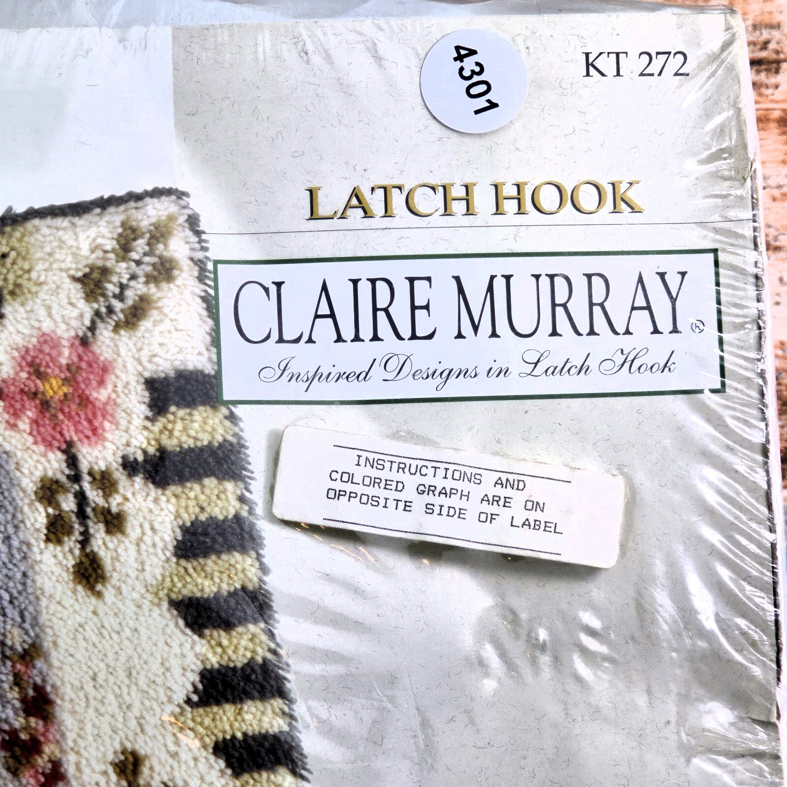 Bernat Crafts Latch Hook Wall Hanging Kit 272 Nantucket Cottages Premium Yarn