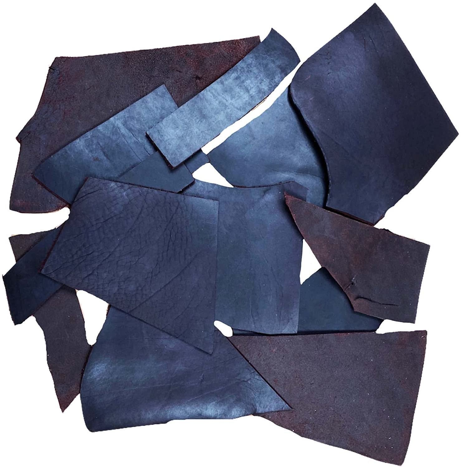 ELW Vegetable & OilTanned Leather Scraps 2-15 oz (1.4-6mm) 1-30 lb Sizes