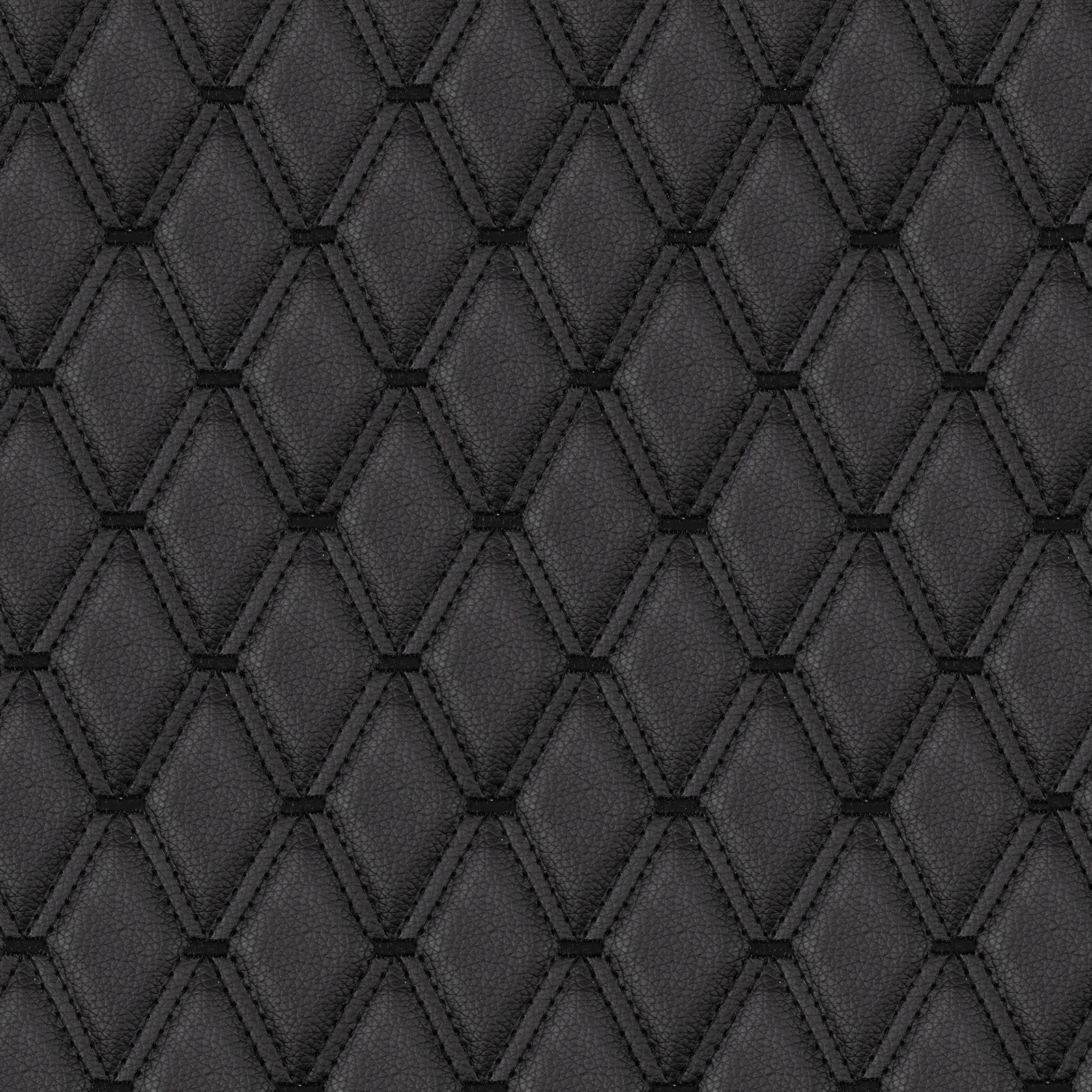 63″Quilted Vinyl Faux Leather Fabric w/Foam Car Headliner Upholstery DIY By Yard