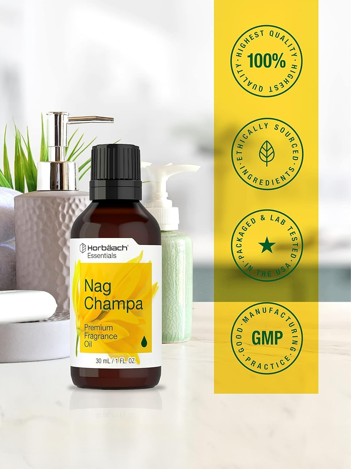 Nag Champa Grade Fragrance Oil 1 fl oz – Relaxing Aromatherapy Blend