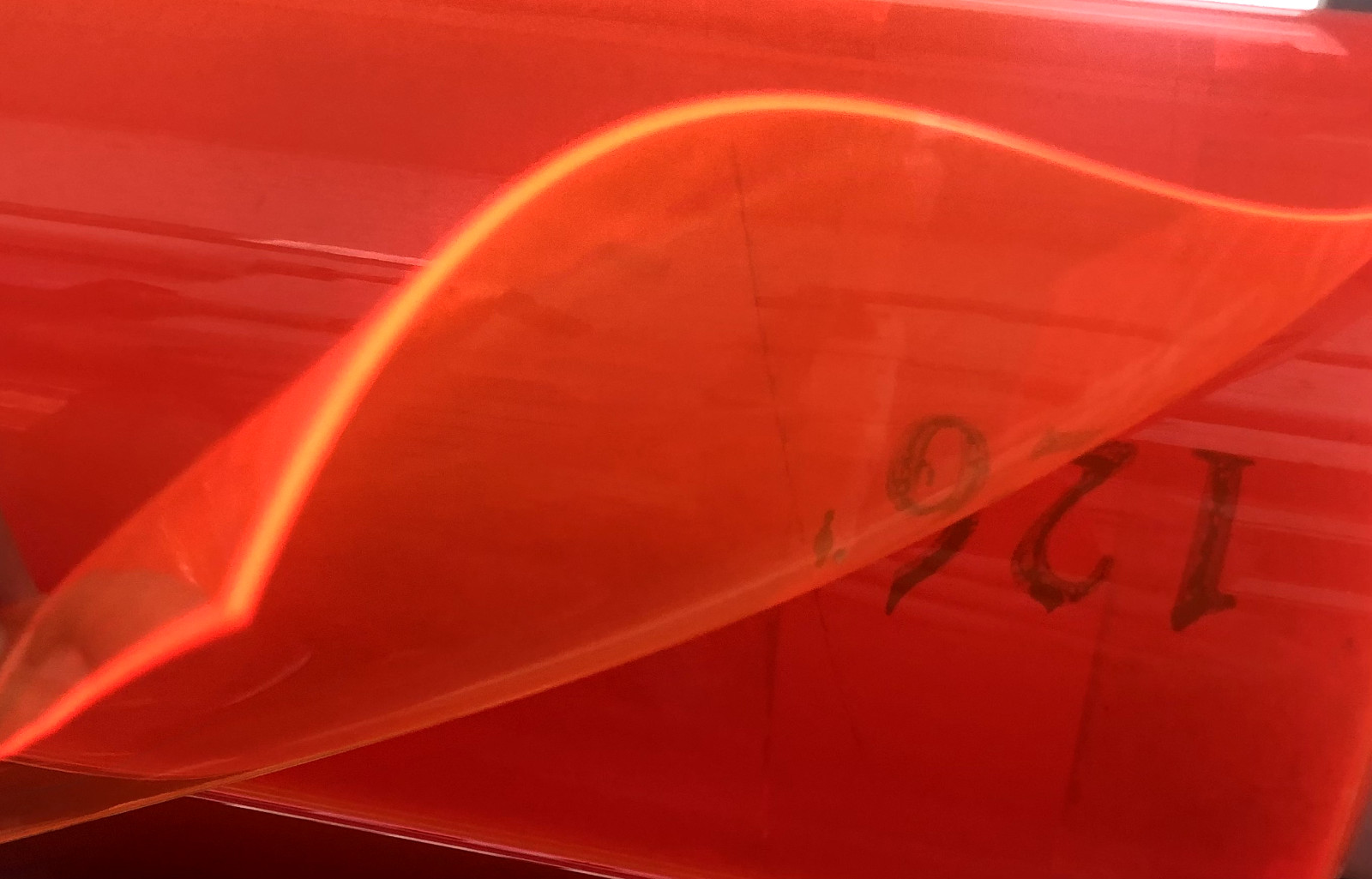 PVC Clear Plastic Tinted 0.5mm (20 gauge)Polyvinyl Transparent Multiple Uses 48″