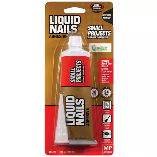 4 oz. White Latex Glue for Small Projects and Repairs
