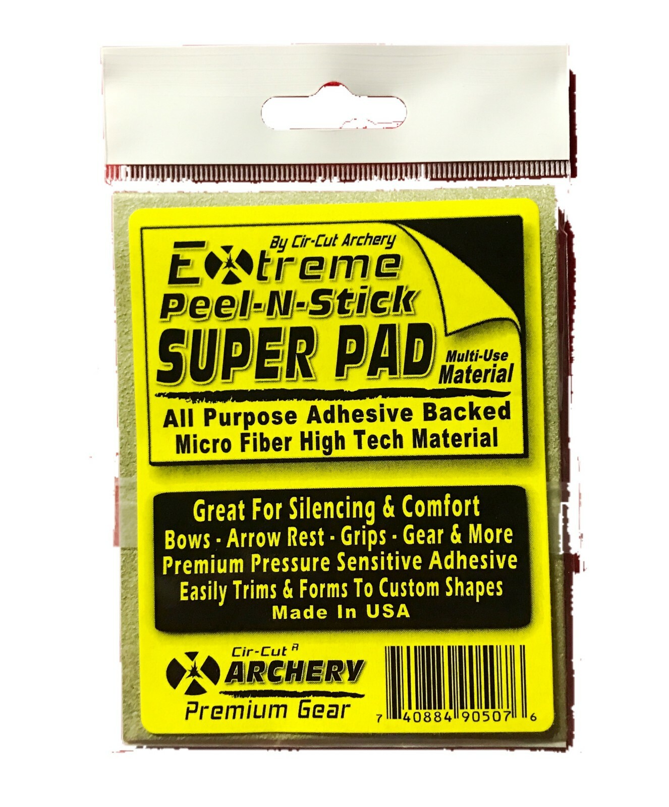 Archery SUPER PAD Micro Fleece Bow Silencing Material Arrow Rest FREE SHIPPING