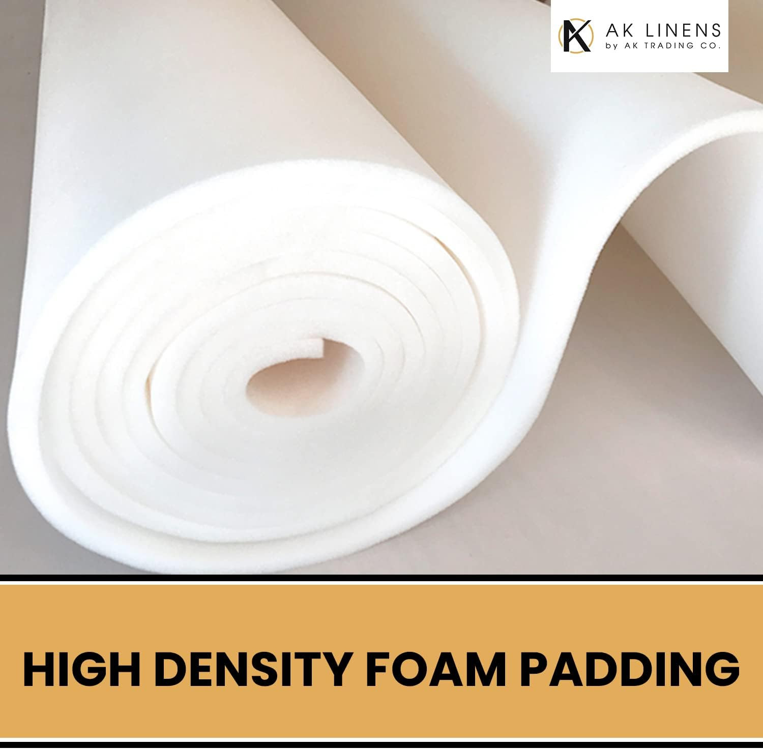 1/4″ Thick Closed Cell Foam Padding – 56″ Wide, High-Density Upholstery & Craft