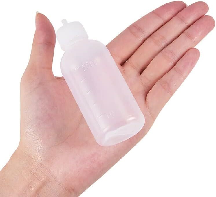 50ml Precision Applicator Bottles, 10Pcs Needle Tip Squeeze Bottle Small Squeeze
